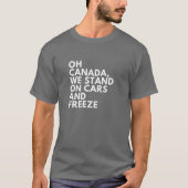 T-shirt Paroles mal entendues : Anthem national du Canada (Devant)