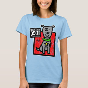 T-shirt Parr de Todd - chien gris vintage