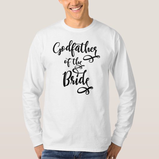 T-shirt Parrain de la mariée (Devant)
