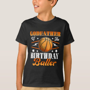 T-shirt Parrain De L'Anniversaire Byller Bysketbyll Père
