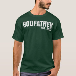 T-shirt Parrain Est 2022 Fête des pères Dieu Papa annonce