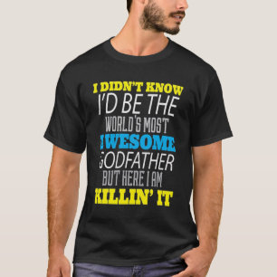 T-shirt Parrain Le Meilleur Parrain De Parrain De Mens Au