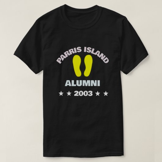 T-SHIRT PARRIS ISLAND ALUMNI 03 (Design devant)