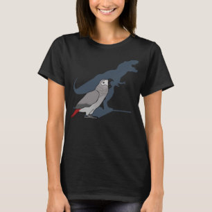 T-shirt Parrot À Crier, Mèmes D'Oiseaux, Drôle T-Rex Afr