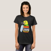 T-shirt Parrot Antidépresseur Ier à double tête jaune (Devant entier)