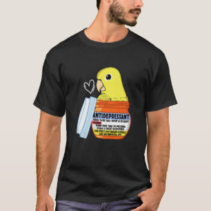 T-shirt Parrot Antidépresseur Ier Parrotlet Jaune Prem