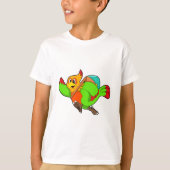 T-shirt Parrot as Hiker (Devant)