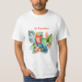T-shirt Parrot Au Paradis (Devant)