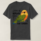 T-shirt Parrot Cet Homme Appartient À Un Soleil Conure Mei (Design devant)