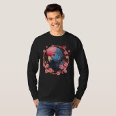 T-shirt Parrot Church Blossoms - Art Animal Parrot (Devant entier)