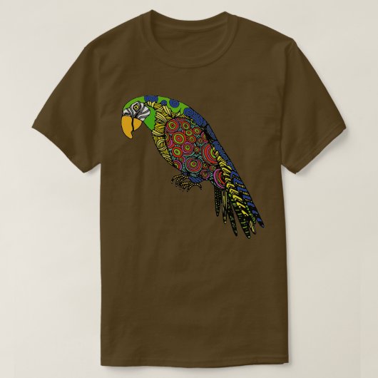 T-shirt Parrot coloré (Design devant)