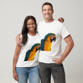 T-shirt Parrot coloré (Unisexe)
