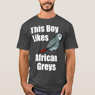 T-shirt Parrot Exotique Cute Animal Ce Garçon Aime Les Par