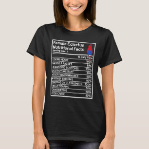 T-shirt Parrot Faits nutritionnels I Eclectus Féminin