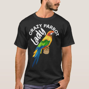 T-shirt Parrot fou Lady Bird Tropical Summer Trip Vacati