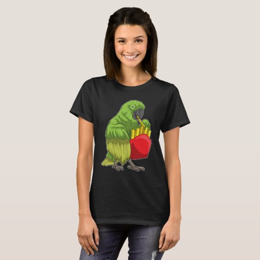 T-shirt Parrot frites (Devant entier)