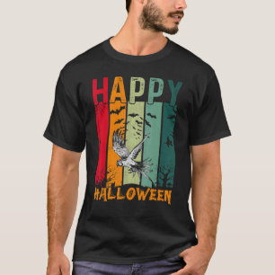 T-shirt Parrot Girls Boys Retro Style Dîner Halloween P