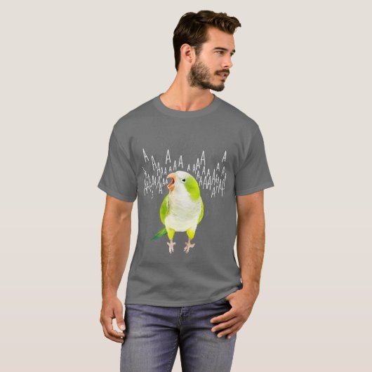 T-shirt Parrot Green Quaker (Devant entier)