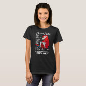 T-shirt Parrot House Rules C'est le mien I Scarlet Macaw P (Devant entier)