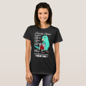 T-shirt Parrot House Rules C'est le mien I Turquoise Parro (Devant entier)