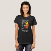 T-shirt Parrot House Rules It's Mine I Jenday Conure Premi (Devant entier)
