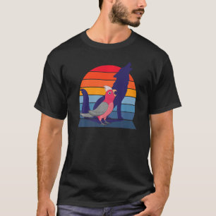 T-shirt Parrot Howling Wolf I hurler Rose pansé Gala