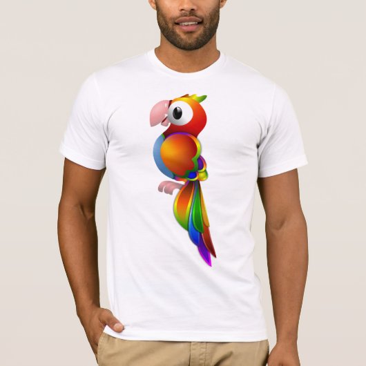 T-shirt Parrot Mens (Devant)