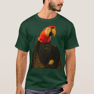 T-shirt Parrot mignon Macaw Chien royal Animaux de compagn