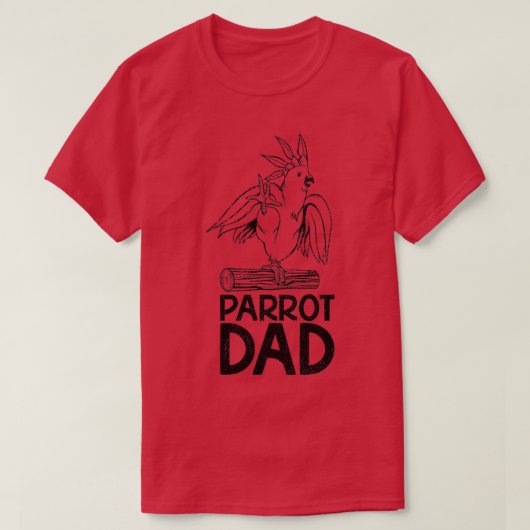 T-shirt Parrot Papa 7 (Design devant)