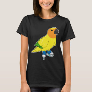 T-shirt Parrot Patinage sur glace Patins sur glace Patins 