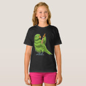 T-shirt Parrot Pupil Crayon School (Devant entier)
