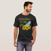 T-shirt Parrot Quaker Parrot Blue Monk Parakeet Sunshine (Devant entier)