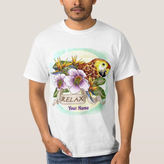 T-shirt Parrot Relax (Devant)