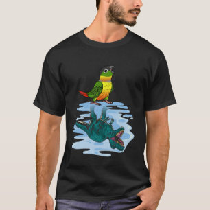 T-shirt Parrot & Rex Réflexion I Jaune Vert Jaune Joue