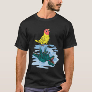 T-shirt Parrot & Rex Réflexion I Peach face Lutino Loveb