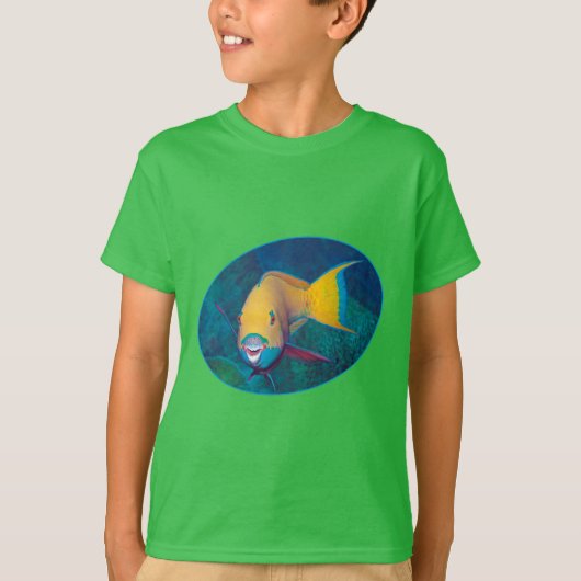 T-shirt Parrotfish Underwaterphoto - Photographic design | (Devant)