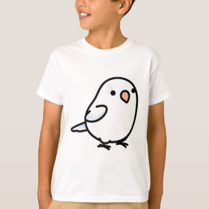 T-shirt Parrotlet blanc Chubby