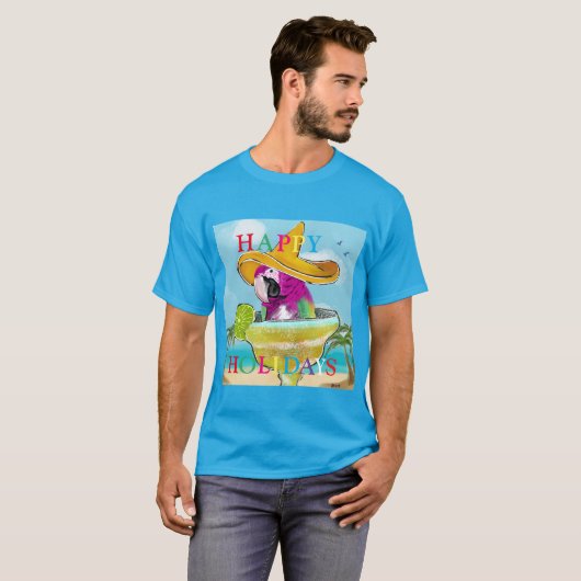 T-SHIRT PARROTS (Devant entier)