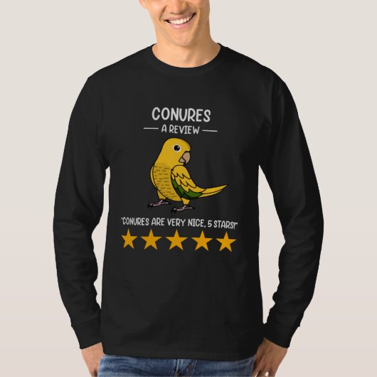 T-shirt Parrots  A Review Golden Conure (Devant)