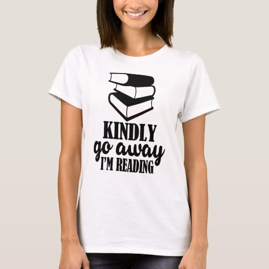 T-shirt Pars avec bonté, je lis (Devant)