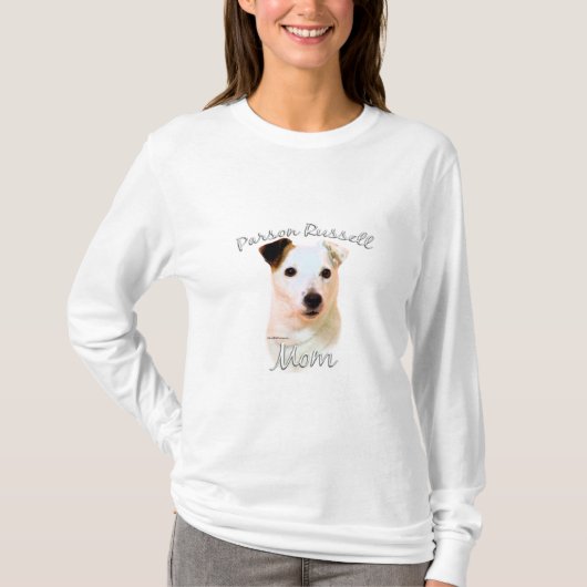 T-shirt Parson Russell Terrier (lisse) Maman 2 (Devant)
