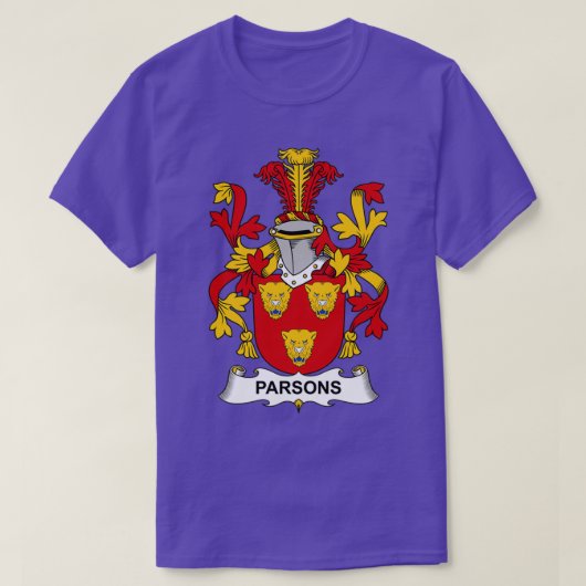 T-shirt Parsons Coat of Arms Family (Design devant)