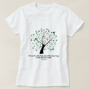 T-shirt Partager la citation du Dalaï Lama Earth