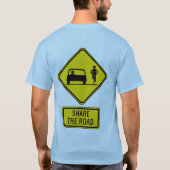 T-shirt Partagez la route (Dos)
