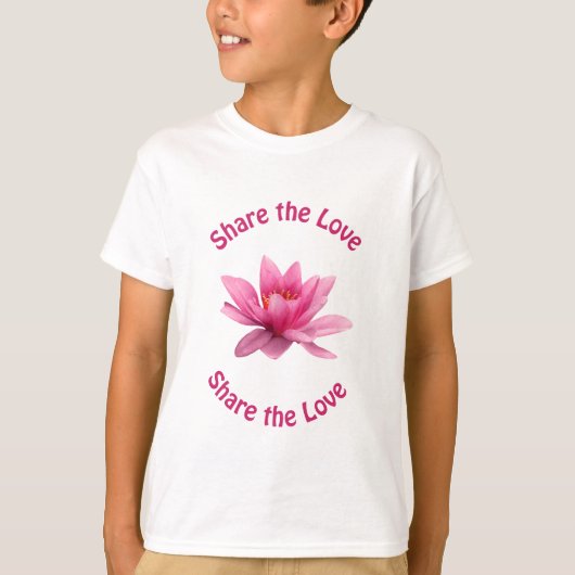 T-shirt Partagez l'amour (Devant)