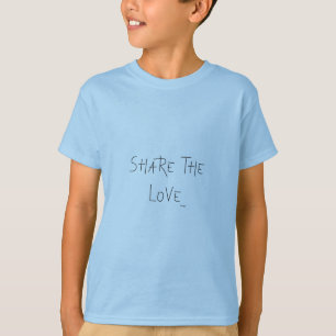 T-shirt Partagez l'amour - Typographie, Cool