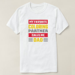 T-shirt Partenaire de coloriage préféré - Ventilateur de c