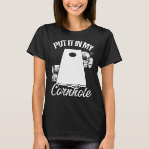 T-shirt Partenaire de Cornhole Partenaire de l'équipe Plac