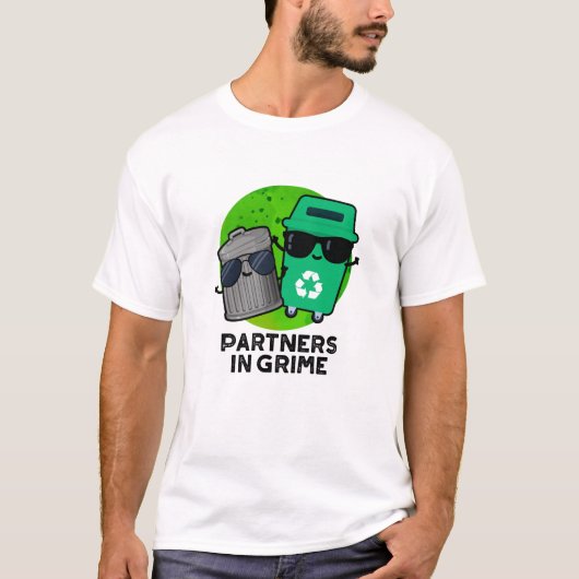 T-shirt Partenaires Dans Grime Funky Trash Pun (Devant)