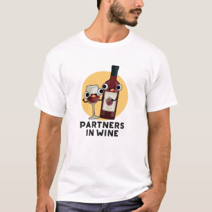 T-shirt Partenaires Dans Le Vin Drôle Boire Pun